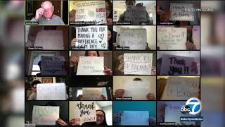 Chapman University students surprise professor in heartwarming video |
