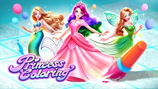 Princess Game Fantasy Coloring