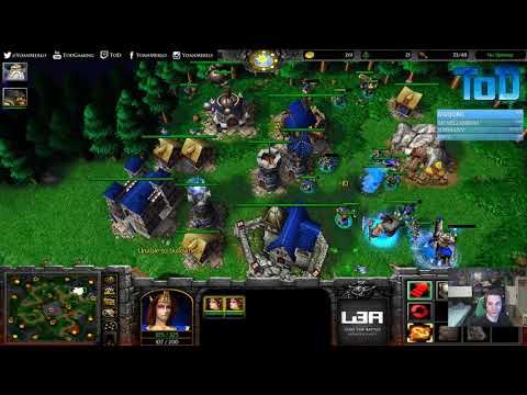 Warcraft III #575 - mannerhack Human vs Orc (Twisted Meadows)