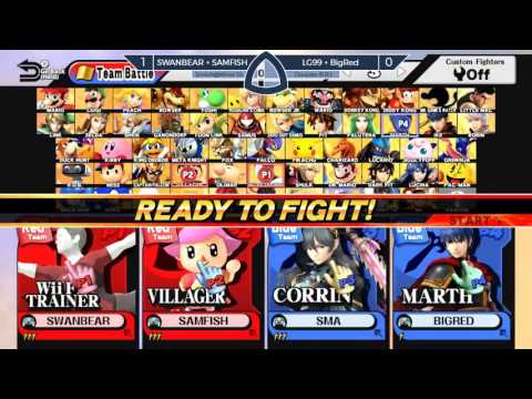 Sm4sh@Mines 56 - SWANBEAR + HLG|SAMFISH Vs. LG99 + BigRed - Doubles Round Robin