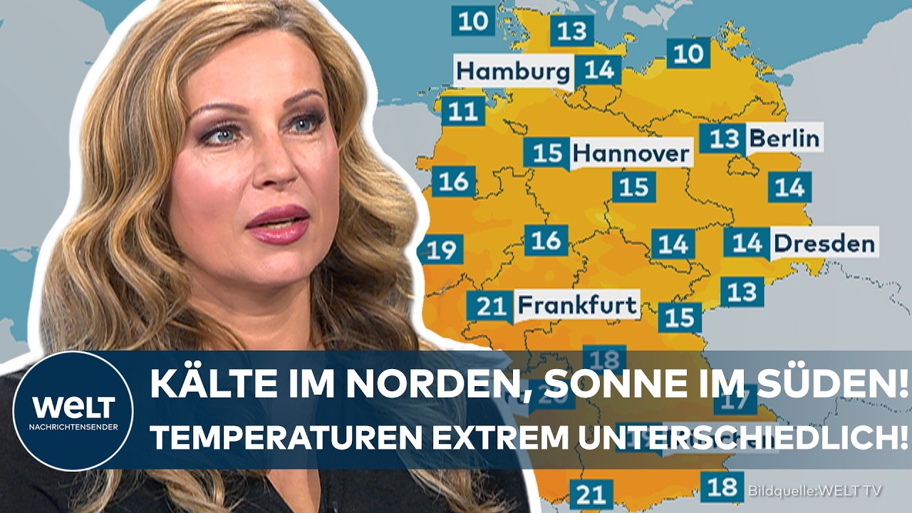 DEUTSCHLAND: Trotz Sonnenschein, extreme Temperaturunterschiede! Hochdruckzone bringt Aprilwetter!