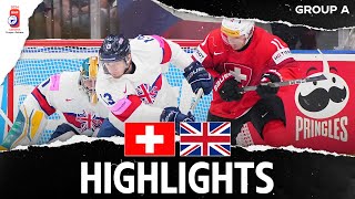Хоккей Highlights: Switzerland vs Great Britain | 2024 #MensWorlds