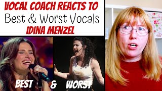 Musical Theatre Coach Reacts to Best &amp; Worst Vocals Idina Menzel