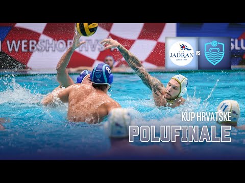 VK Jadran Split vs HAVK Mladost: Polufinale Kupa Hrvatske 2024. (Isječci s utakmice)