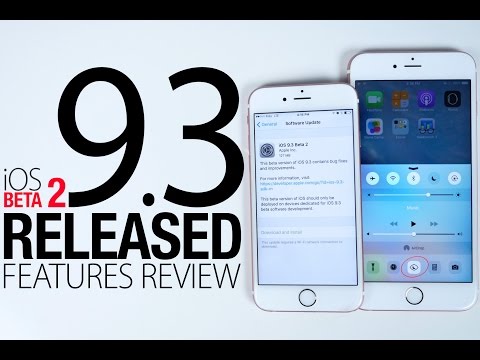 iOS 9.3 Beta 2 Released! New Features Review