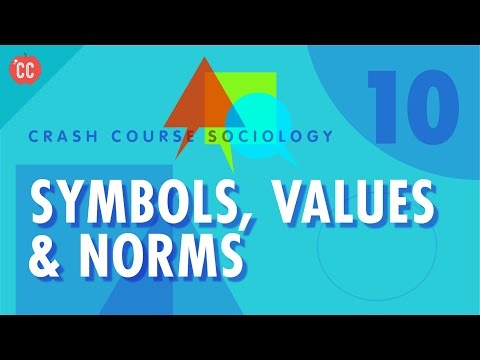 Symbols, Values & Norms: Crash Course Sociology #10