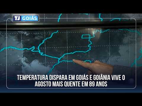TEMPERATURA DISPARA EM GOIÁS E GOIÂNIA VIVE O AGOSTO MAIS QUENTE EM 89 ANOS