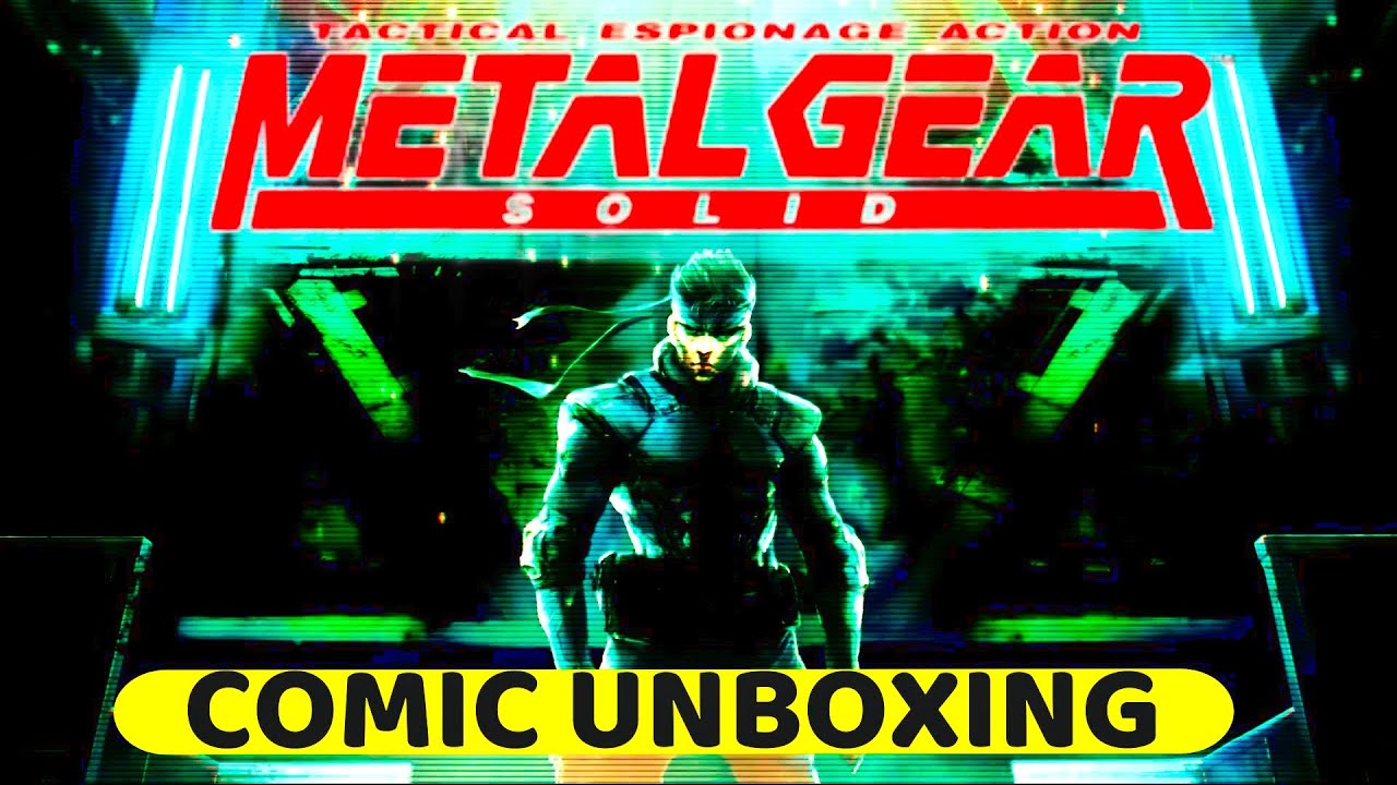 Metal Gear Solid Comic unboxing