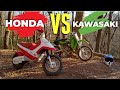 Insanely rare 1990s Honda  vs Kawasaki Kx60