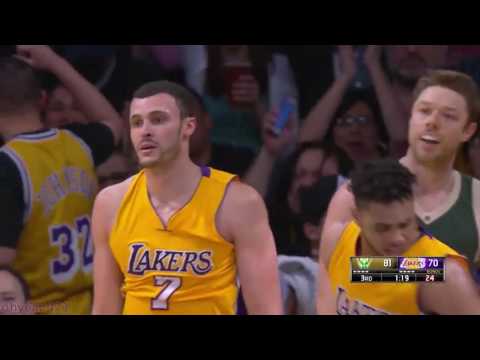 Lakers Highlights vs Milwaukee Bucks| 3. 17. 2017 |2016 -  2017  NBA  Season