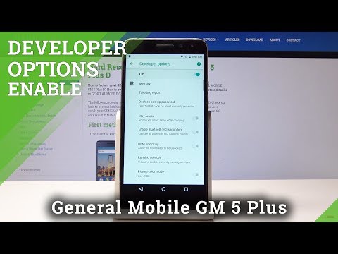 How to Unlock Developer Option in General Mobile GM 5 Plus - Advanced Options Activation