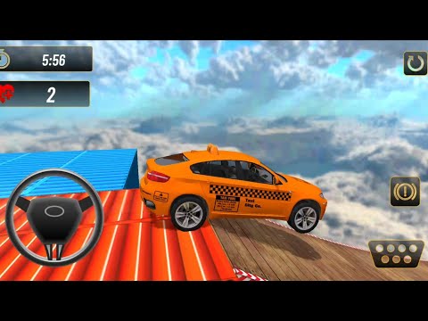 BMW Taxi SUV - Real Taxi Car Stunts 3D Impossible Ramp Car Stunt Game #2 - Android Gameplay