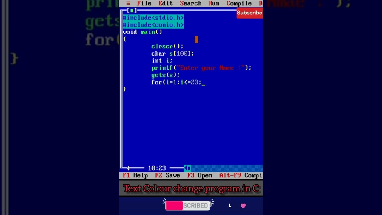 #31 Change text colour in C programming | change text color in c language | #shorts #teach_techno