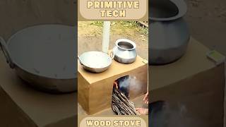 Building a Powerful Double Smokeless Primitive Wood Stove with Clay &amp; Bricks | Eco-Friendly Cooking