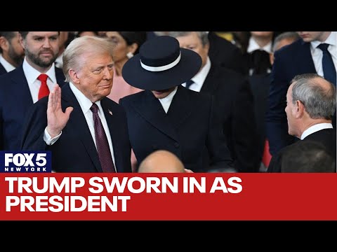 Trump sworn in as president