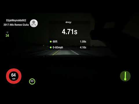 2017 Alfa Romeo Giulia Ti q4 0-60 (tuned)