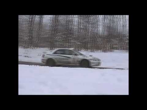 Marc Duez Porsche GT3 & Leszek Kuzaj Subaru Impreza on the limit in Snowy Conditions Pure Sound