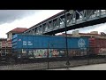 NS Local Train With Pan Am Boxcar