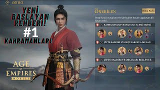 Yeni Başlayanlar İçin Kahraman Rehberi #1! - Age Of Empires Mobile