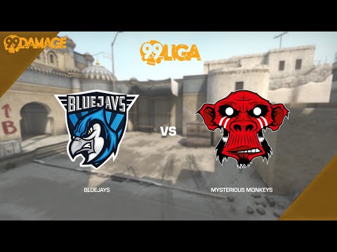 BLUEJAYS vs. Mysterious Monkeys | 99Damage Liga Saison #3 - Spieltag 2 | de_cache Map 2