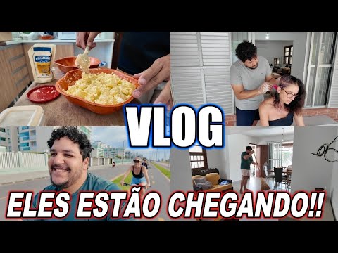 PREPARATIVOS PARA RECEBER ELES!!😍 + PINTEI O CABELO da TUCA E ORGANIZAMOS TODA A CASA🏡