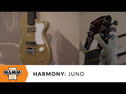 The New Harmony Juno Guitar at Winter NAMM 2020