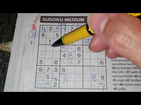 (#3435) Again today NO bunch of Sudokus ! Medium Sudoku puzzle. 09-23-2021 (No Additional today)