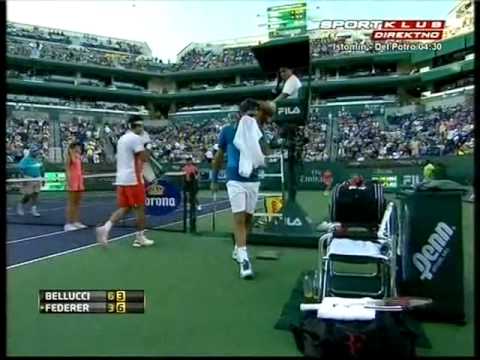 Federer vs Bellucci - Indian Wells 2012 [1080p]