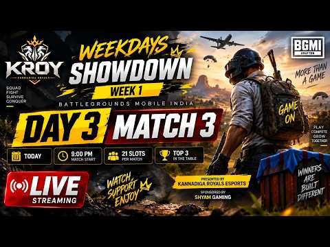 KROY WEEKDAYS SHOWDOWN D3