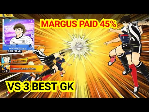 REVIEW MARGUS PAID MY FAV CHARACTER VS 3 BEST GK. ASIK BANGET SIH INI. CAPTAIN TSUBASA DREAM TEAM