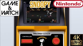 Snoopy Panorama Game & Watch 4k Gameplay