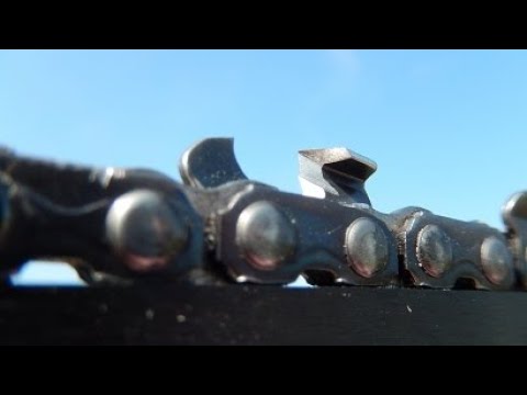 Affûtage à la lime trapèze double pour bois dur. Square ground filing