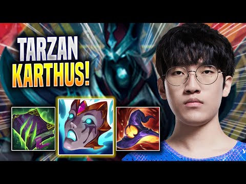 TARZAN IS A MONSTER WITH KARTHUS! - LNG Tarzan Plays Karthus JUNGLE vs Wukong! | Season 2022