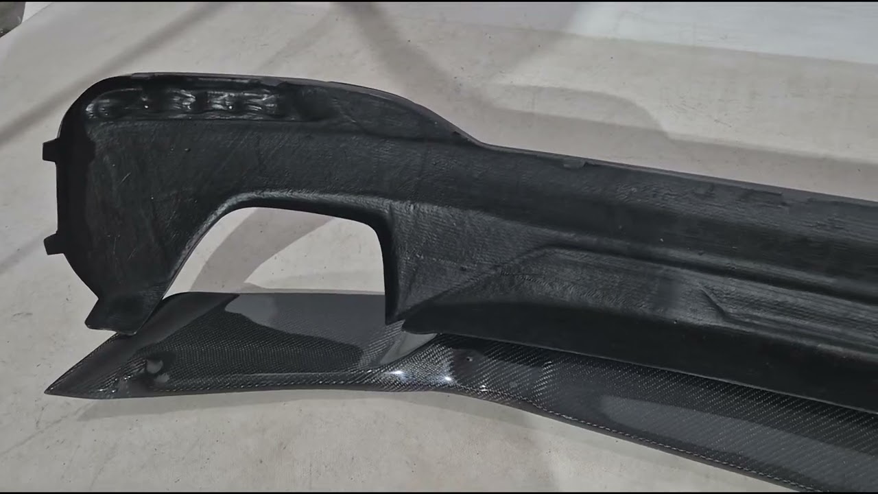 Диффузор заднего бампера V2 (для M-Sport 2017-2020, Карбон) Video 1