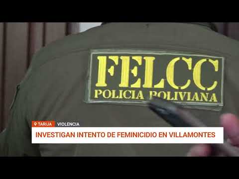 TARIJA: MUJER SOBREVIVE A PRESUNTO INTENTO DE F3MINICIDIO EN VILLA MONTES