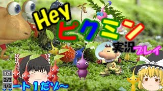 （ゆっくり実況）Hey！ピクミンPart１　オリマーはホコタテ星に帰りたくないようです