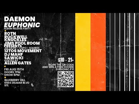 Mahf's House 8.4.25 ft Daemon, Trackstar the DJ, ROTN, & DJR