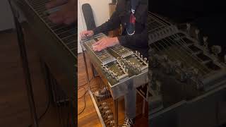 Steel intro to Sara Evans’ version of “Walk Out Backwards” #shorts #pedalsteelguitar