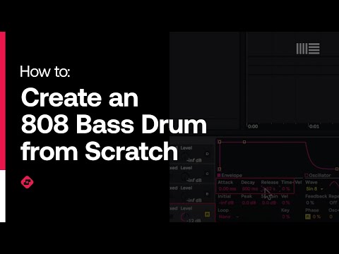 How to Create an 808 Bass Drum in Ableton Live 10 From Scratch
