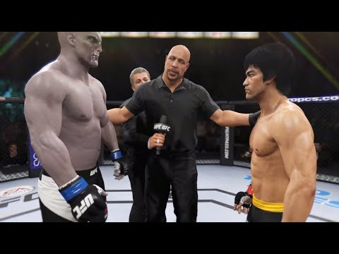 Bruce Lee vs. Hell King (EA Sports UFC 2)