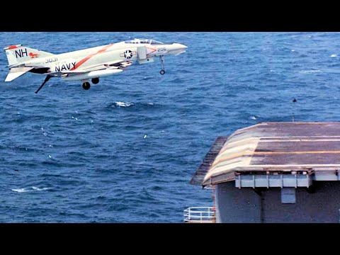 USN F-4B Phantom II Carrier Landings