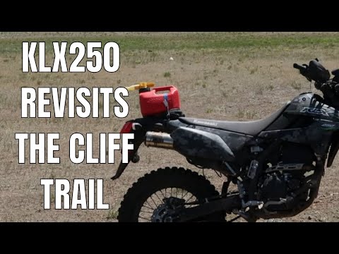 Kawasaki KLX250 Challenges the Cliff trail | How does the KLX250 handle steeper trails?