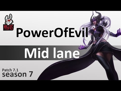 MSF PowerOfEvil : Syndra vs Swain | Mid lane | EUW LOL | Patch 7.1 | Season7