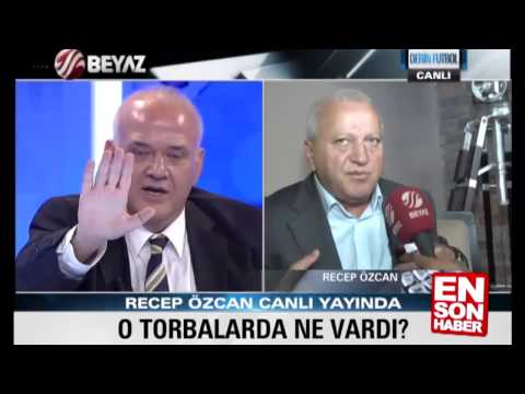 Ahmet Çakar ve Recep Özcan canlı yayında kavga etti