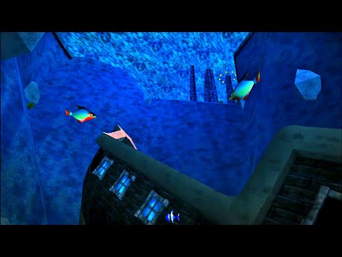 Super Mario 64 Ambience & Music | Sunken Ship on Jolly Roger Bay | ASMR Work/Study/Sleep [1 hour]