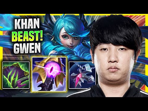 KHAN IS A BEAST WITH GWEN IN EUW SOLOQ! - DK Khan Plays Gwen TOP vs Camille!