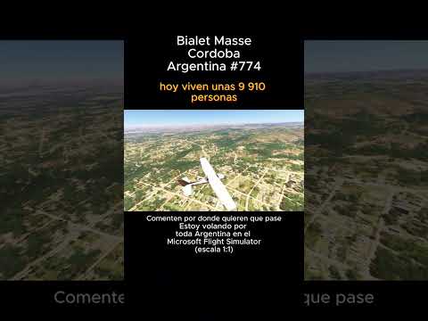 Bialet Masse, Cordoba desde el Microsoft Flight Simulator #bialetmasse #cordoba #msfs #joaha45