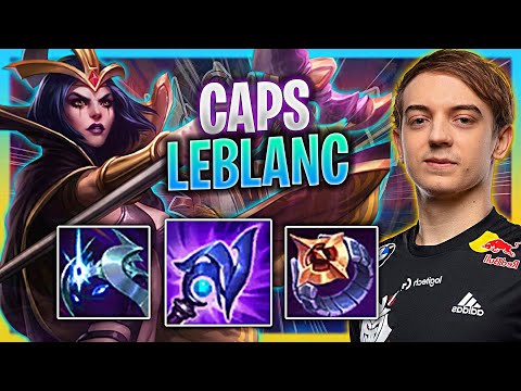 CAPS TRIES SOME LEBLANC MID! | G2 Caps Plays Leblanc Mid vs Lissandra!  Season 2023