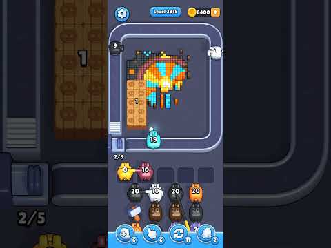 Pixel Flow Level 2818 Walkthrough