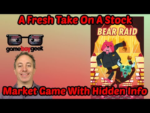 Bear Raid Review - A Fresh Take on A Stock Market Game with Hidden Info